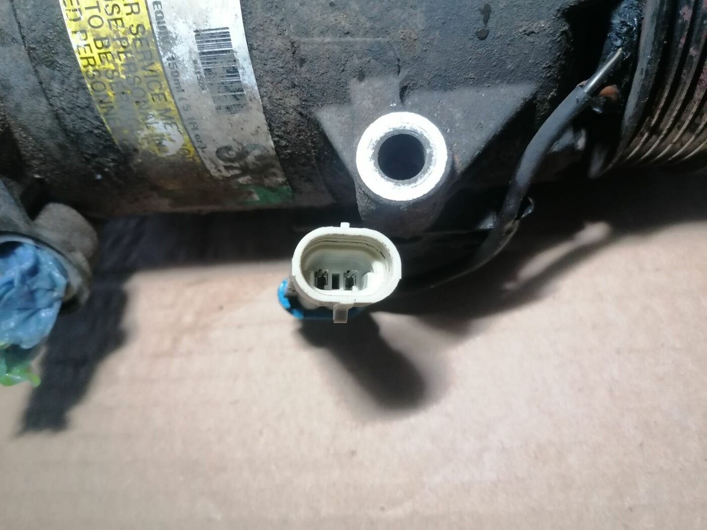 Gaisa kondicioniera kompresors priekš OPEL ZAFIRA 2002 8 Gaisa kondicioniera kompresors priekš OPEL ZAFIRA 2002