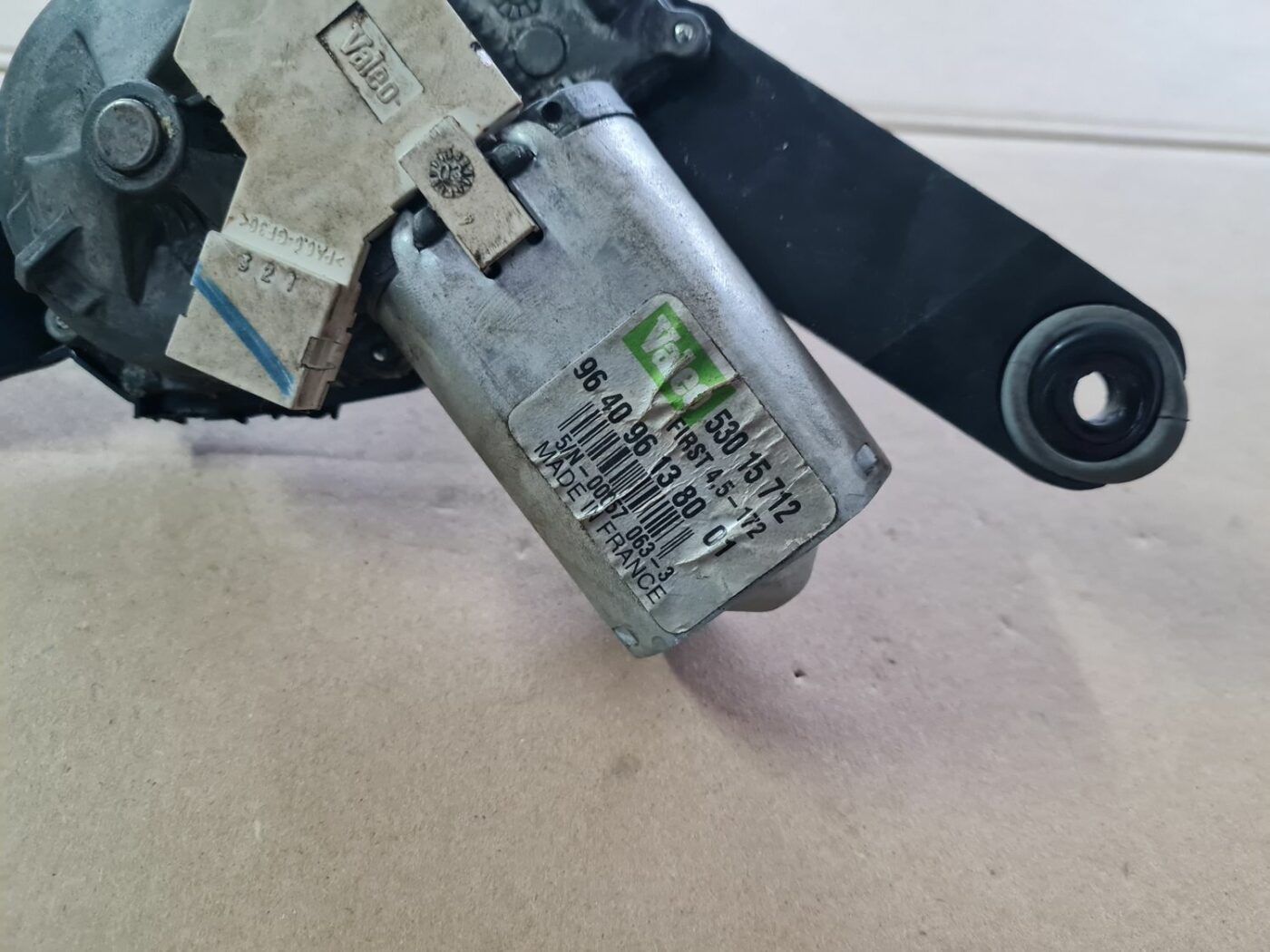 Aizmugurējā stikla tīrītāja motors priekš PEUGEOT 307 2003