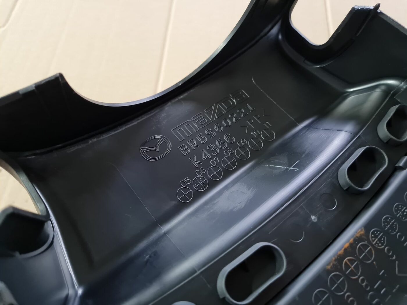 Spidometra apdare priekš MAZDA 3 2007 5 Spidometra apdare priekš MAZDA 3 2007