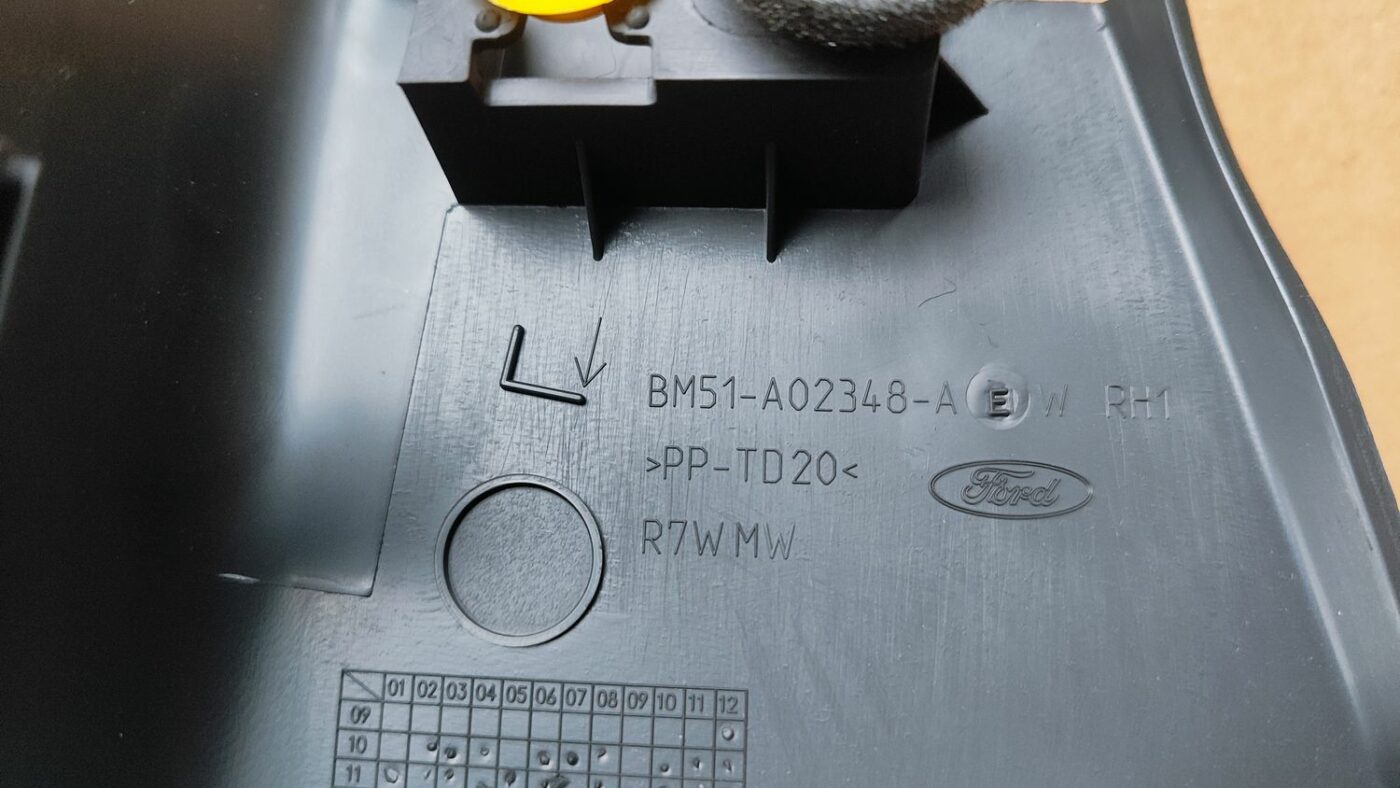 Sliekšņa priekšēja laba uzlika (salonā) priekš FORD FOCUS 2016 UNIVERSAL