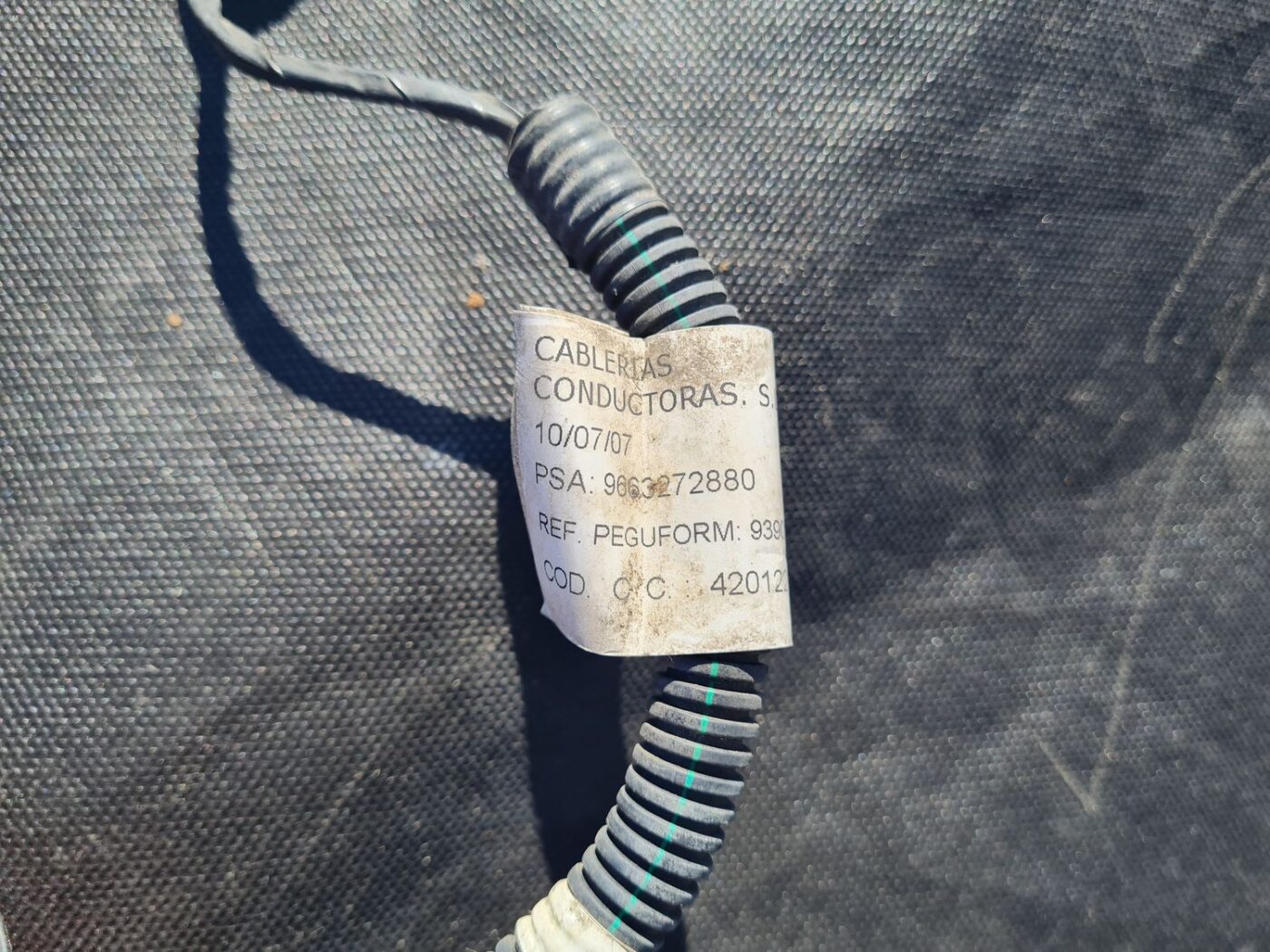 Priekšējo miglas lukturu vads priekš CITROEN PICASSO 2007 3 Priekšējo miglas lukturu vads priekš CITROEN PICASSO 2007