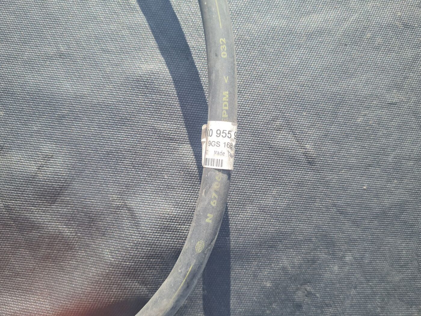 Lukturu mazgātāja sprauslas šļūtene priekš VW GOLF VARIANT 2012 5 Lukturu mazgātāja sprauslas šļūtene priekš VW GOLF VARIANT 2012