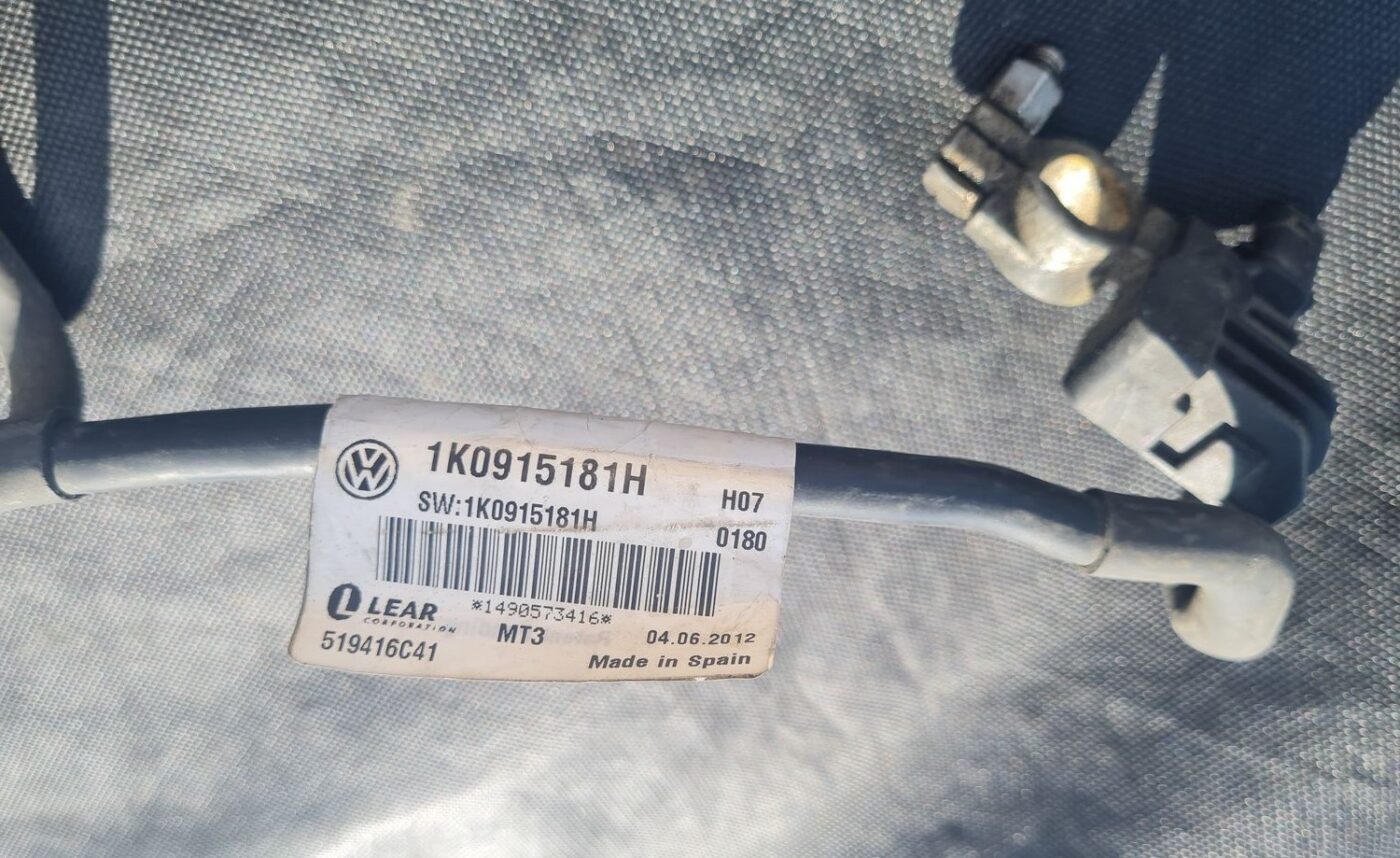 Negatīvais elektrovads priekš VW GOLF VARIANT 2012 2 Negatīvais elektrovads priekš VW GOLF VARIANT 2012