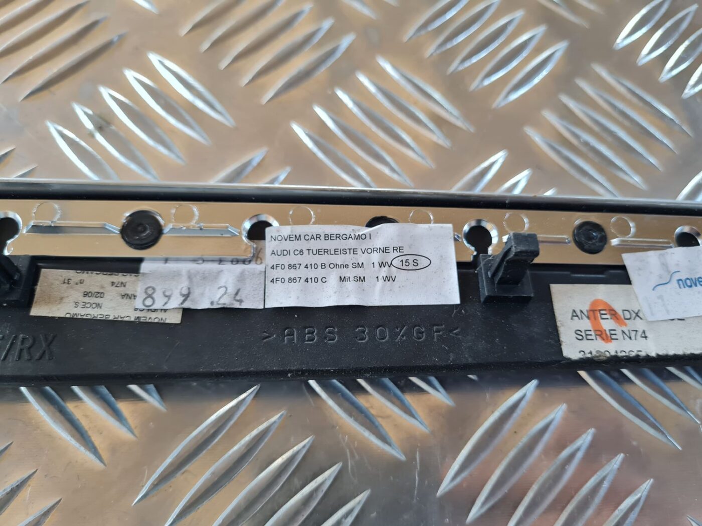 Durvju apdares uzlika priekš AUDI A6 AVANT 2006 S-LINE