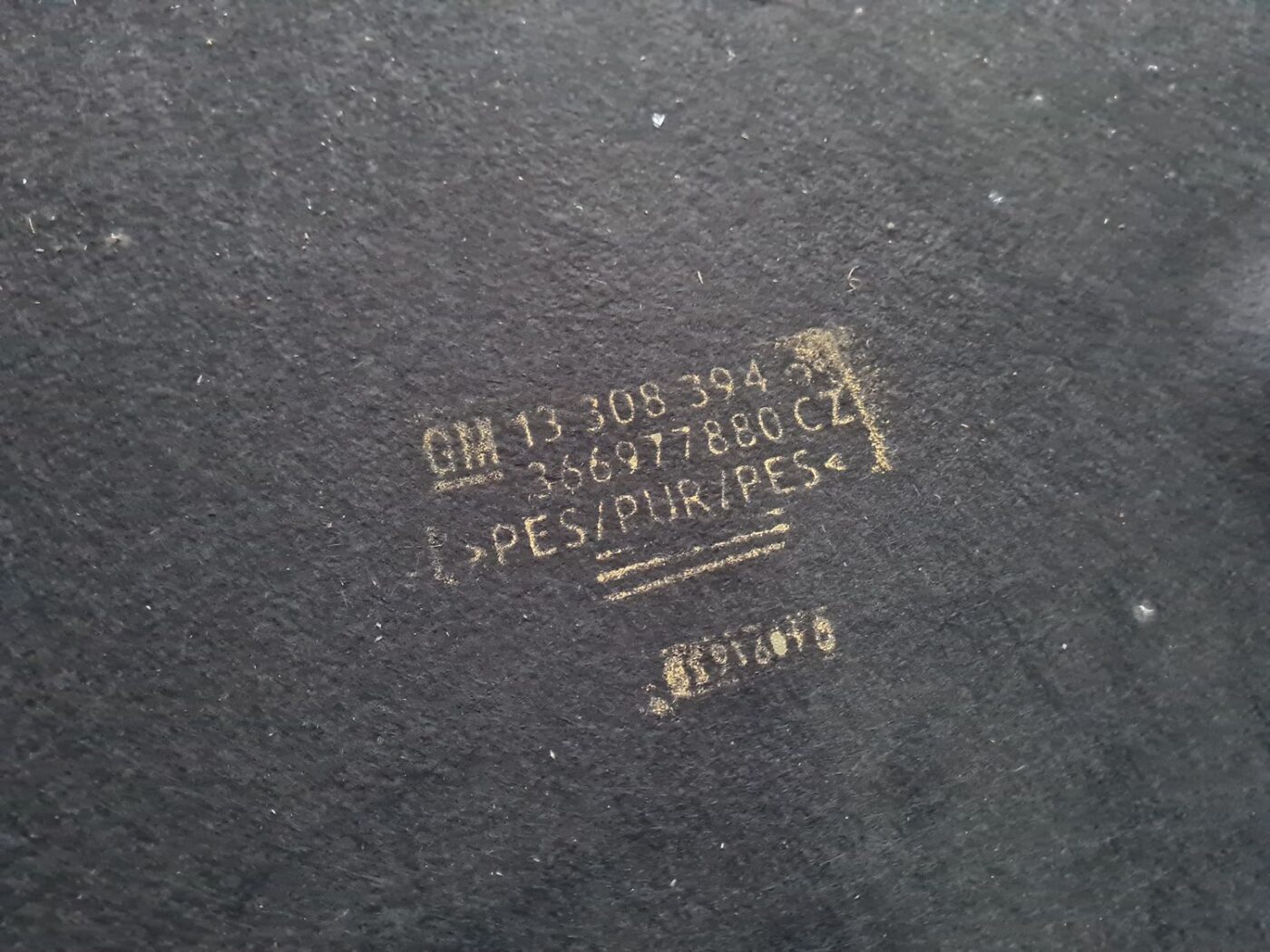 Pārsega trokšņa izolācija priekš OPEL INSIGNIA 2016 3 Pārsega trokšņa izolācija priekš OPEL INSIGNIA 2016