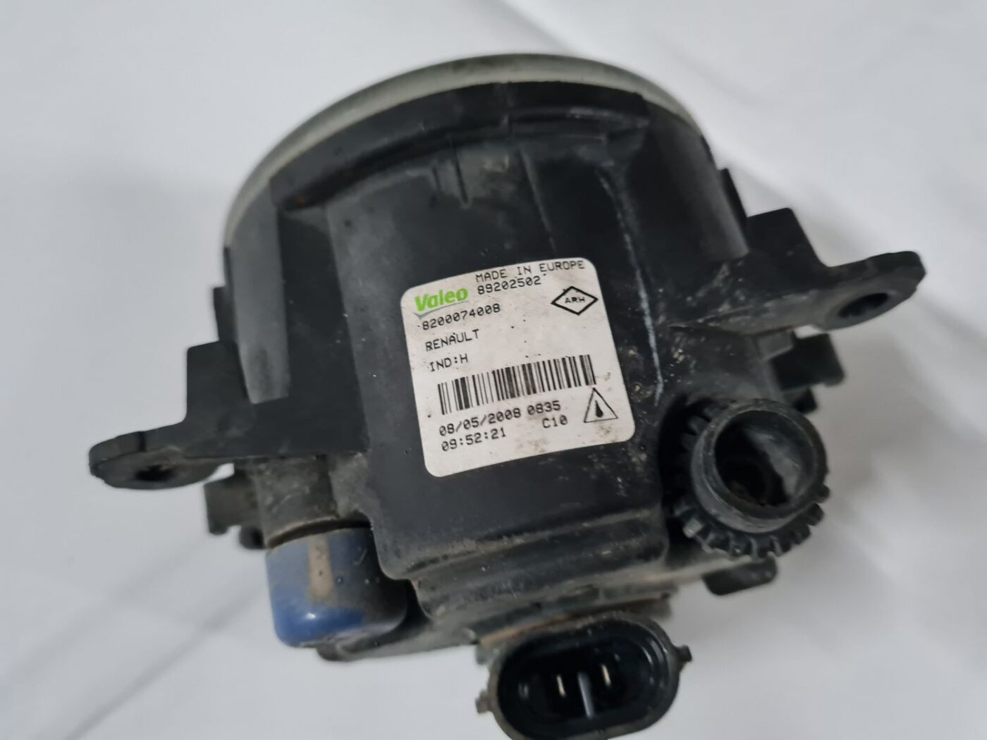 Miglas lukturis priekšā labajā pusē priekš RENAULT LAGUNA 2008 5 Miglas lukturis priekšā labajā pusē priekš RENAULT LAGUNA 2008