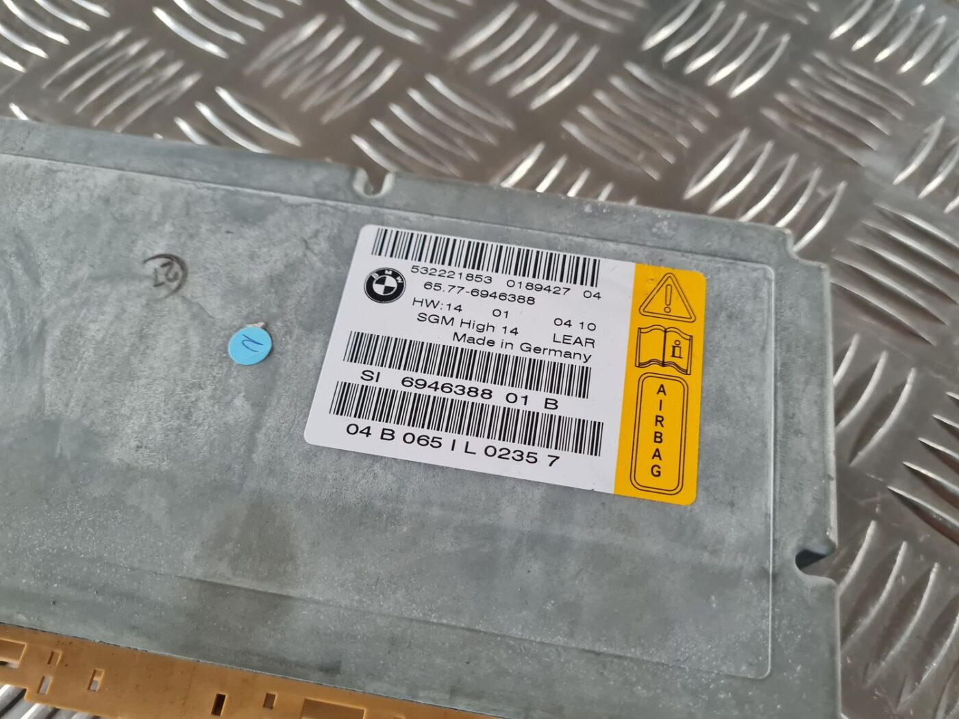 Drošības spilvena vadības bloks priekš BMW 6 E63 645 2004