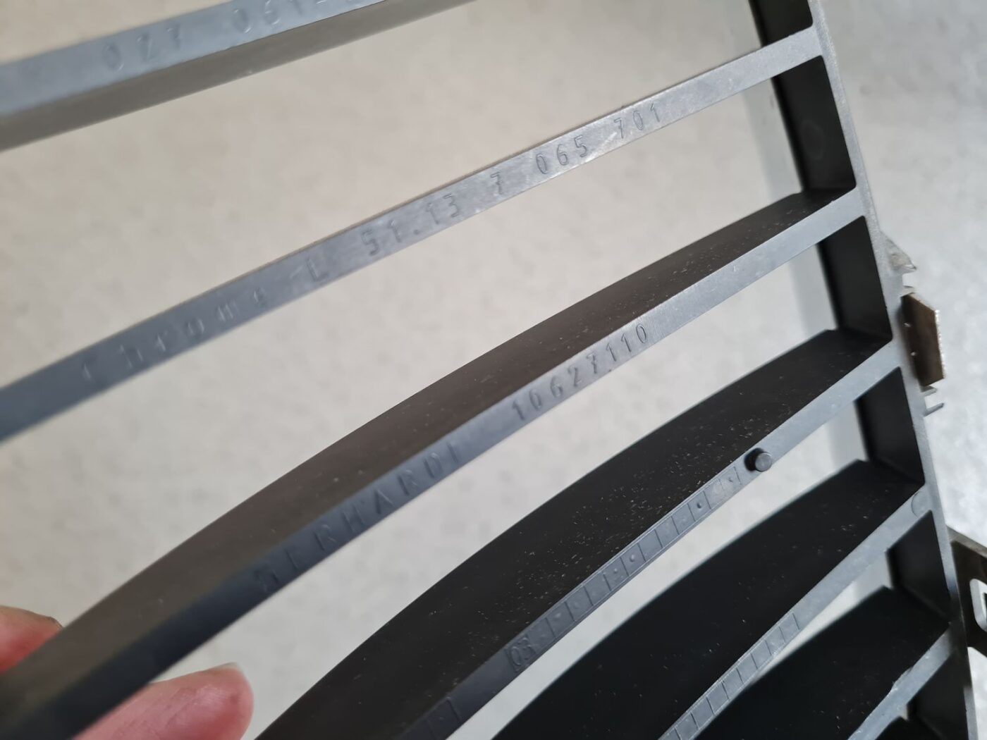 Bufera reste priekš BMW 530D E61 2006 TOURING TITANSILVER