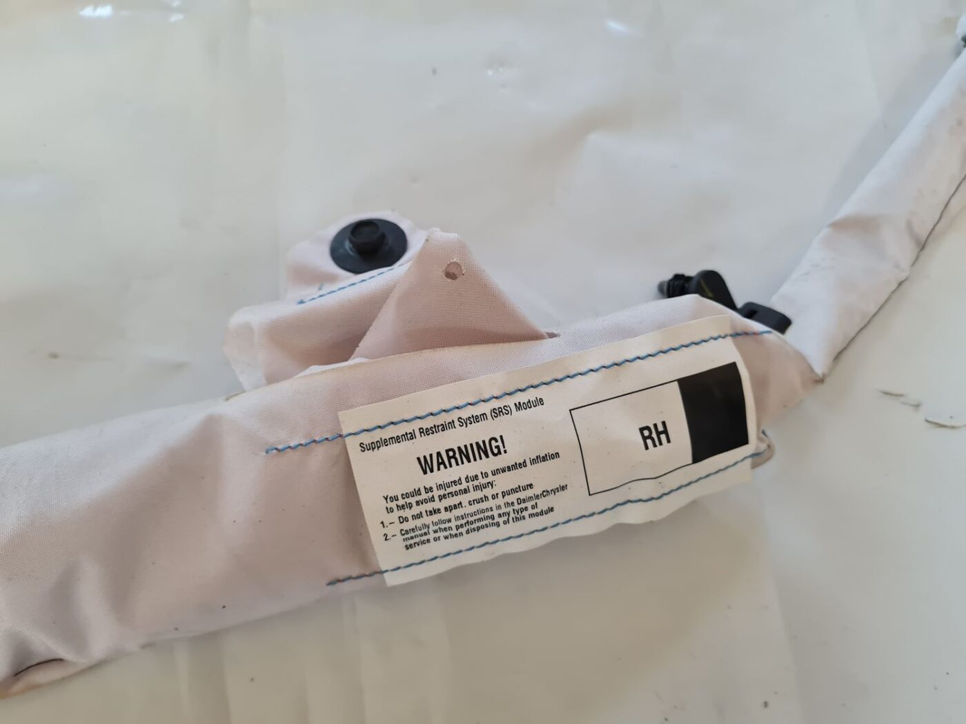 Griestu drošības spilvens, pa labi priekš CHRYSLER VOYAGER 2006 3 Griestu drošības spilvens, pa labi priekš CHRYSLER VOYAGER 2006