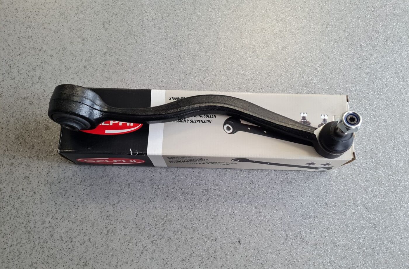 Priekšējas piekares svira priekš