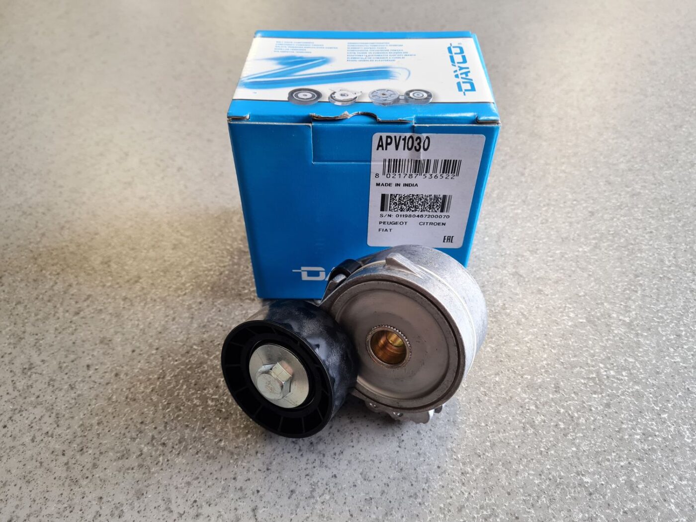 Spriegotājrullītis priekš 1 Spriegotājrullītis priekš