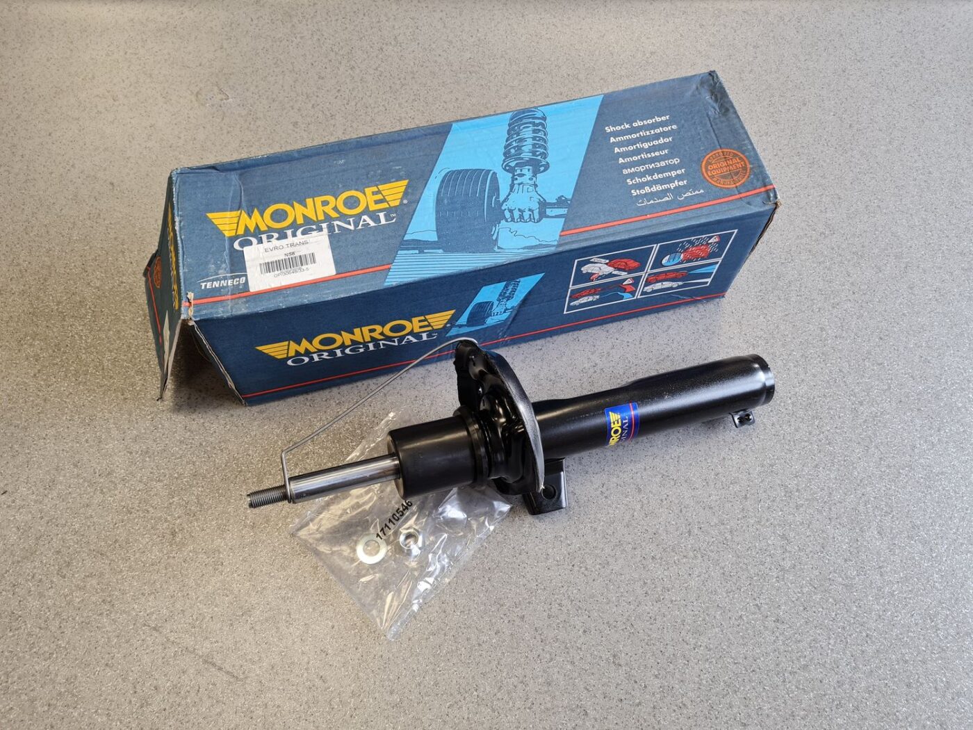 Priekšējais amortizators priekš 1 Priekšējais amortizators priekš