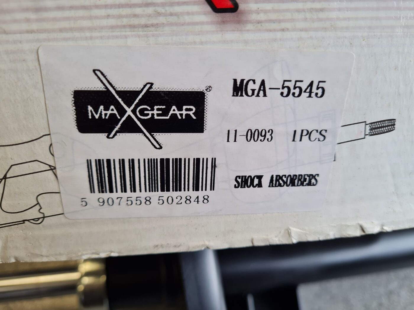 Priekšējais amortizators priekš 2 Priekšējais amortizators priekš