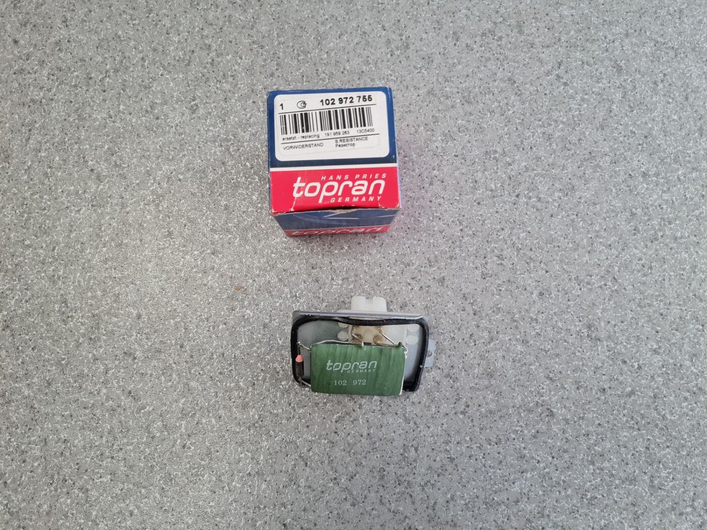 Salona ventilatora rezistors priekš