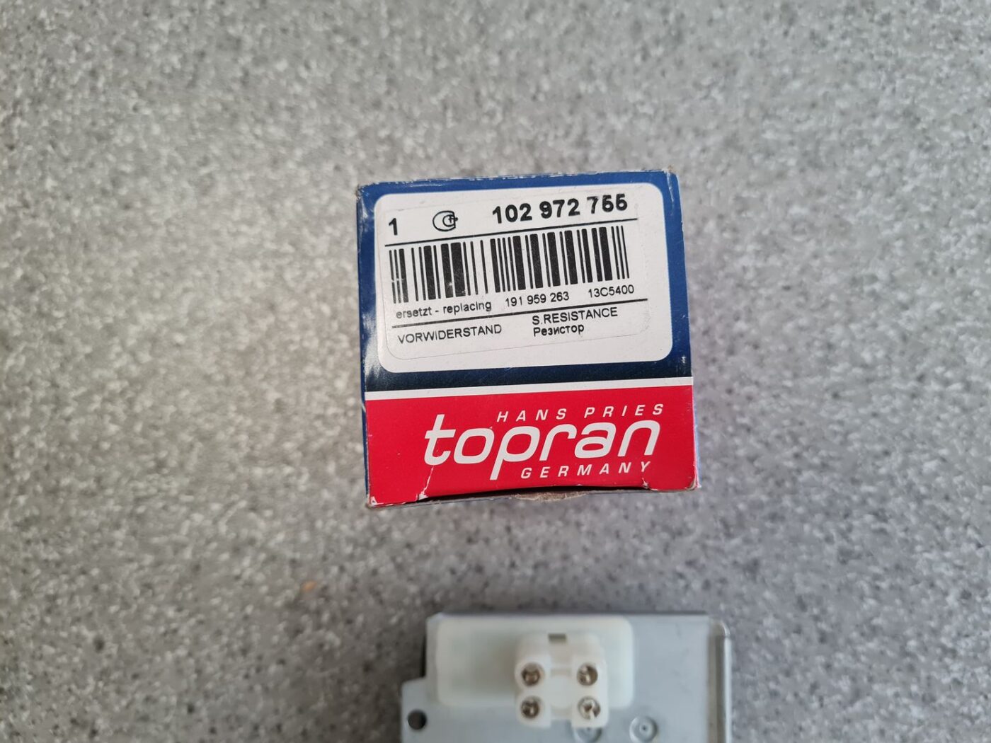 Salona ventilatora rezistors priekš