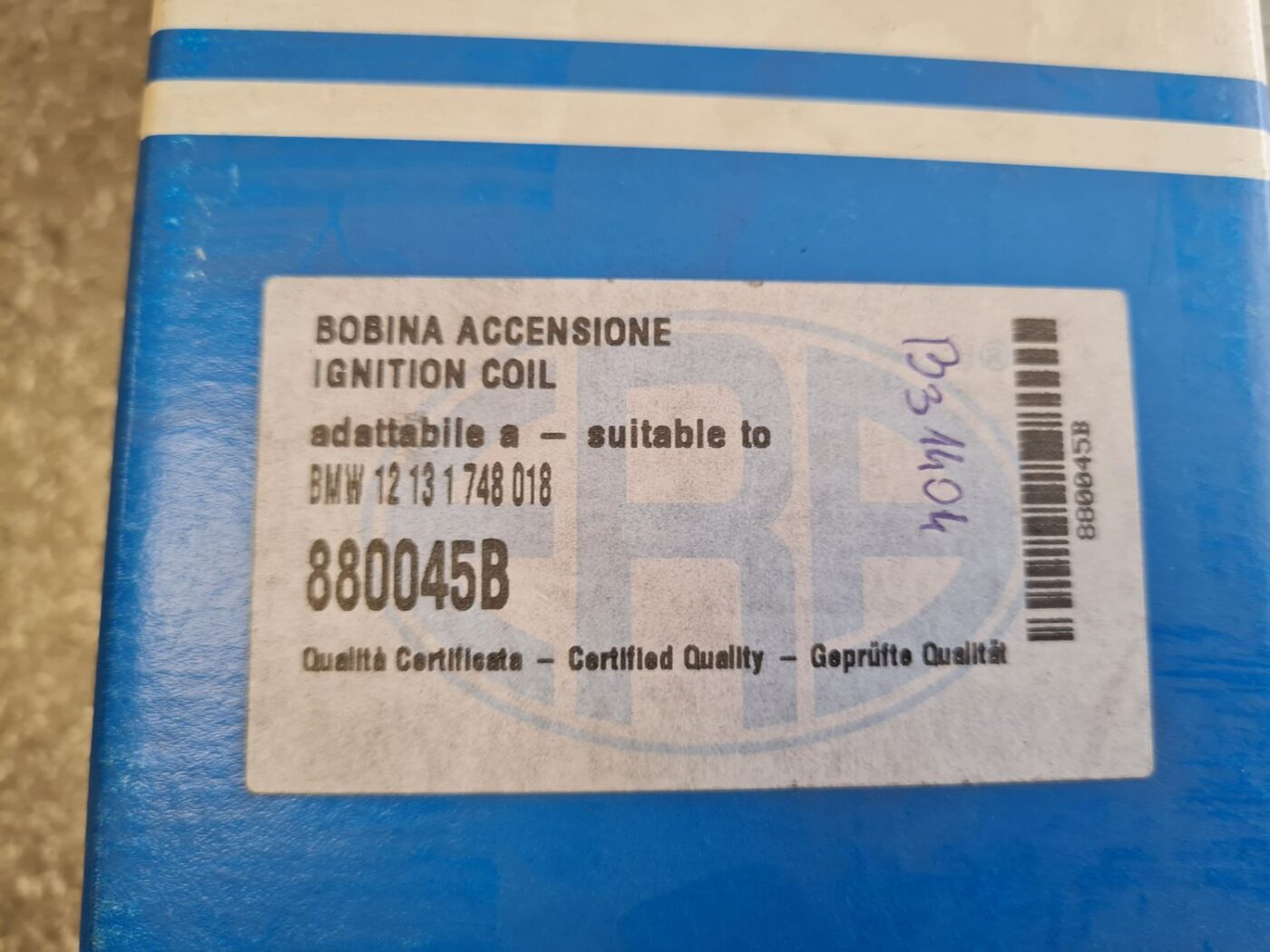 Augstsprieguma spole priekš