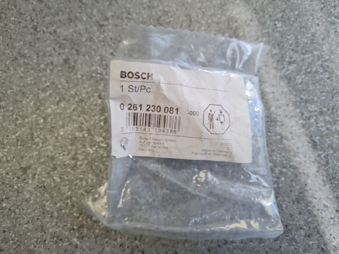 Ieplūdes kolektora spiediena devējs priekš 3 Ieplūdes kolektora spiediena devējs priekš