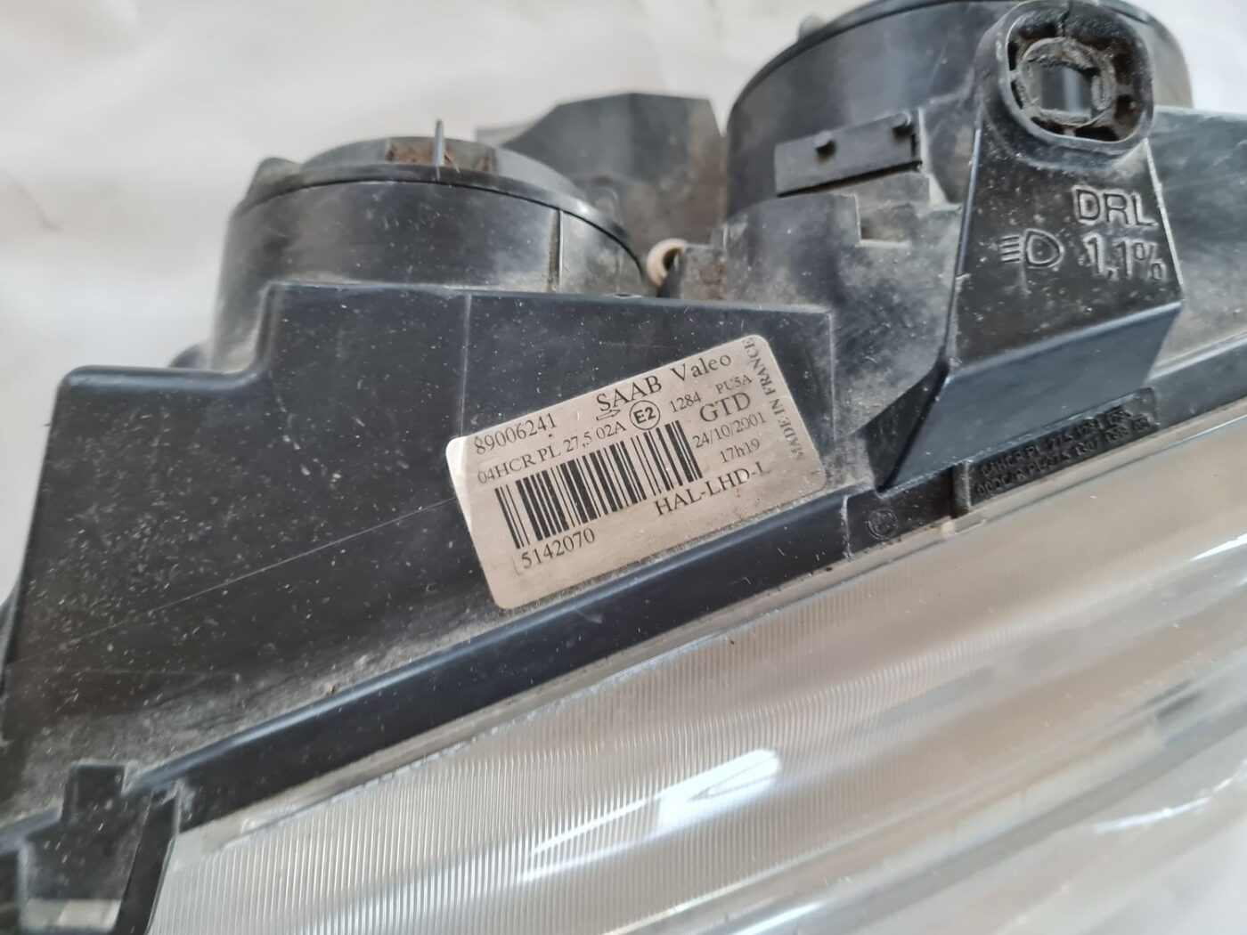 Priekšējais kreisais lukturis priekš SAAB 9-5 1999 6 Priekšējais kreisais lukturis priekš SAAB 9-5 1999