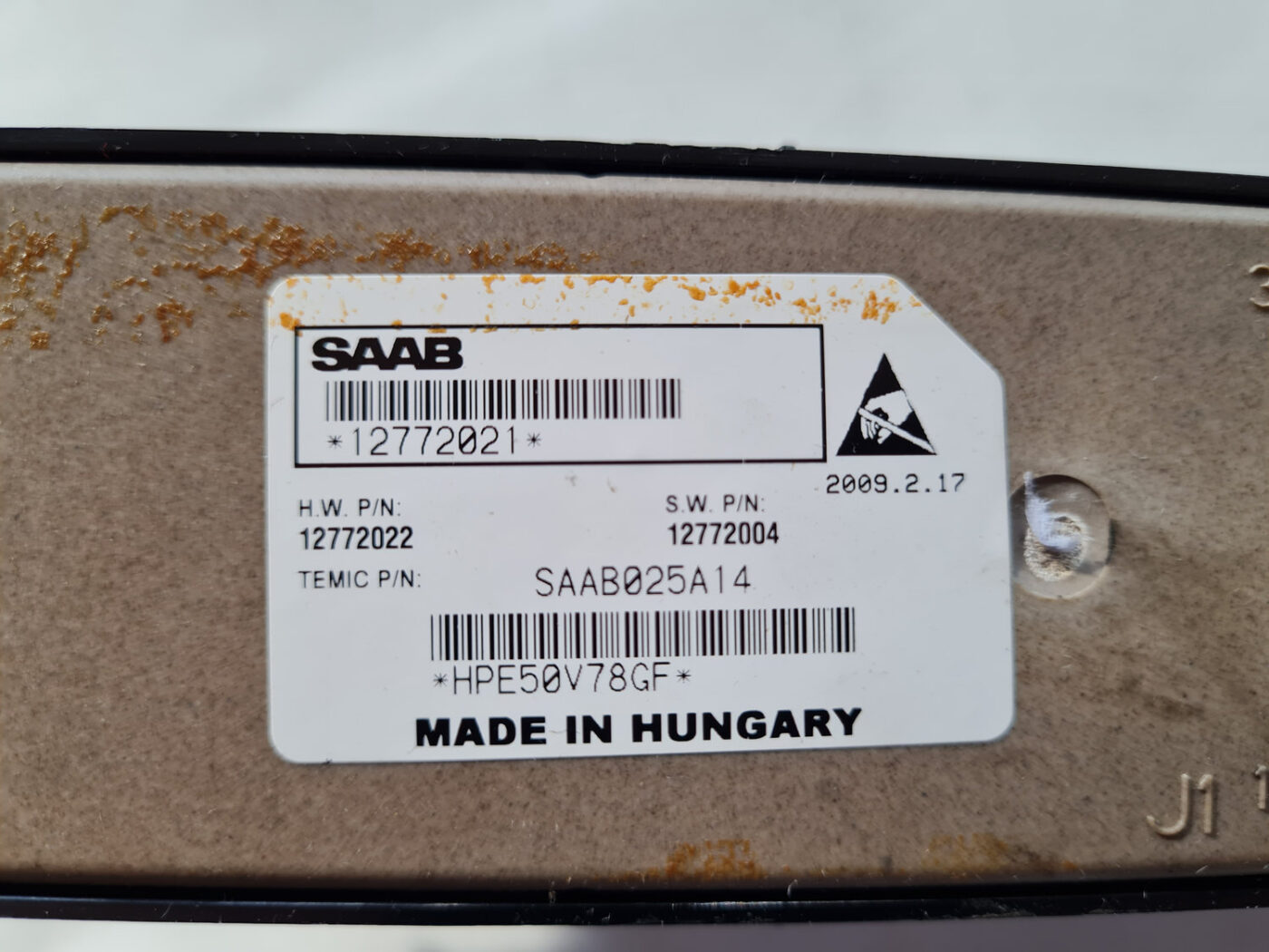 Stikla pacelšanas poga priekš SAAB 9-3 2009 5 Stikla pacelšanas poga priekš SAAB 9-3 2009