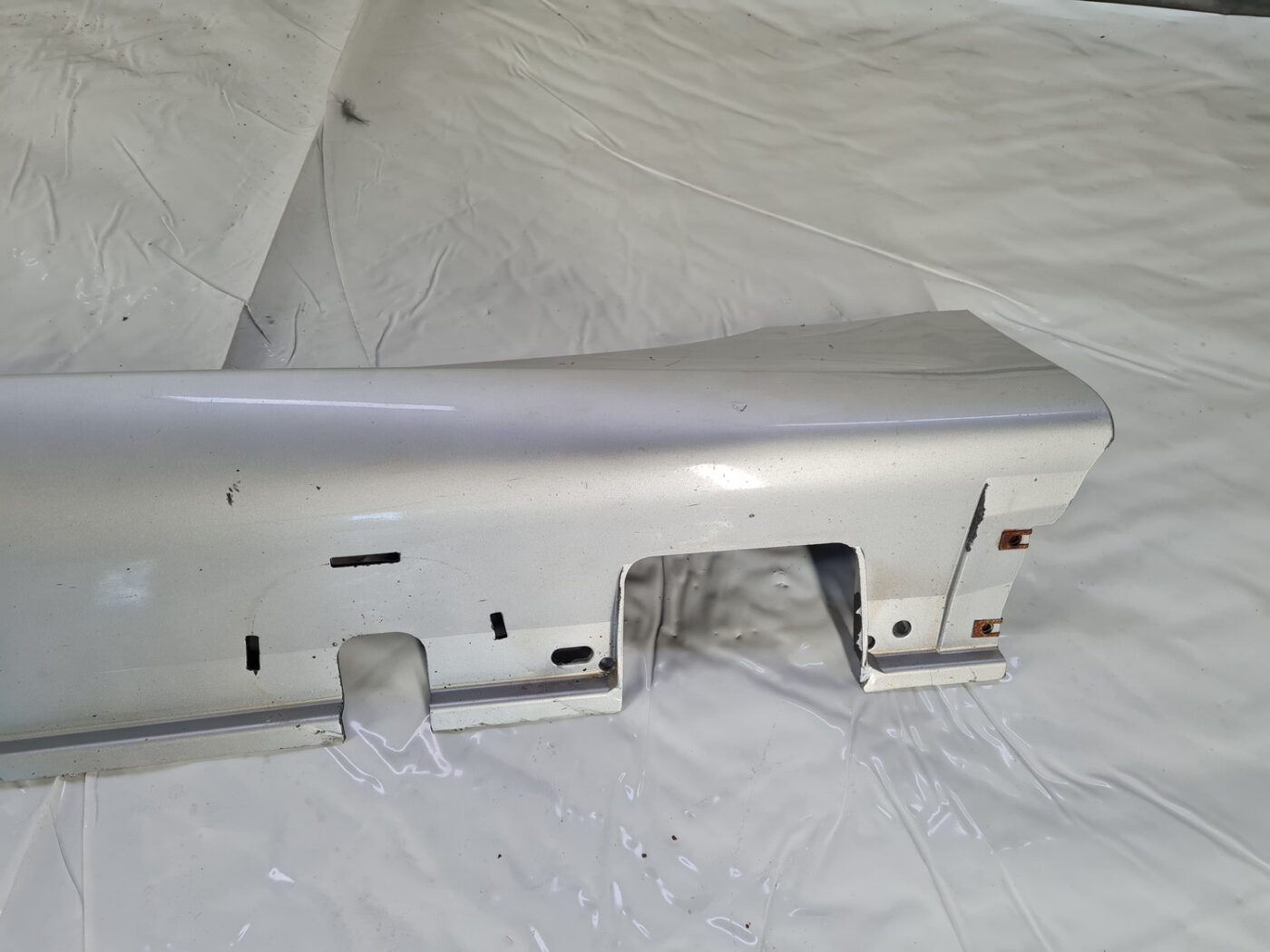 Ārēja sliekšņa kreisa uzlika priekš BMW 530D E61 2006 TOURING TITANSILVER 13 Ārēja sliekšņa kreisa uzlika priekš BMW 530D E61 2006 TOURING TITANSILVER