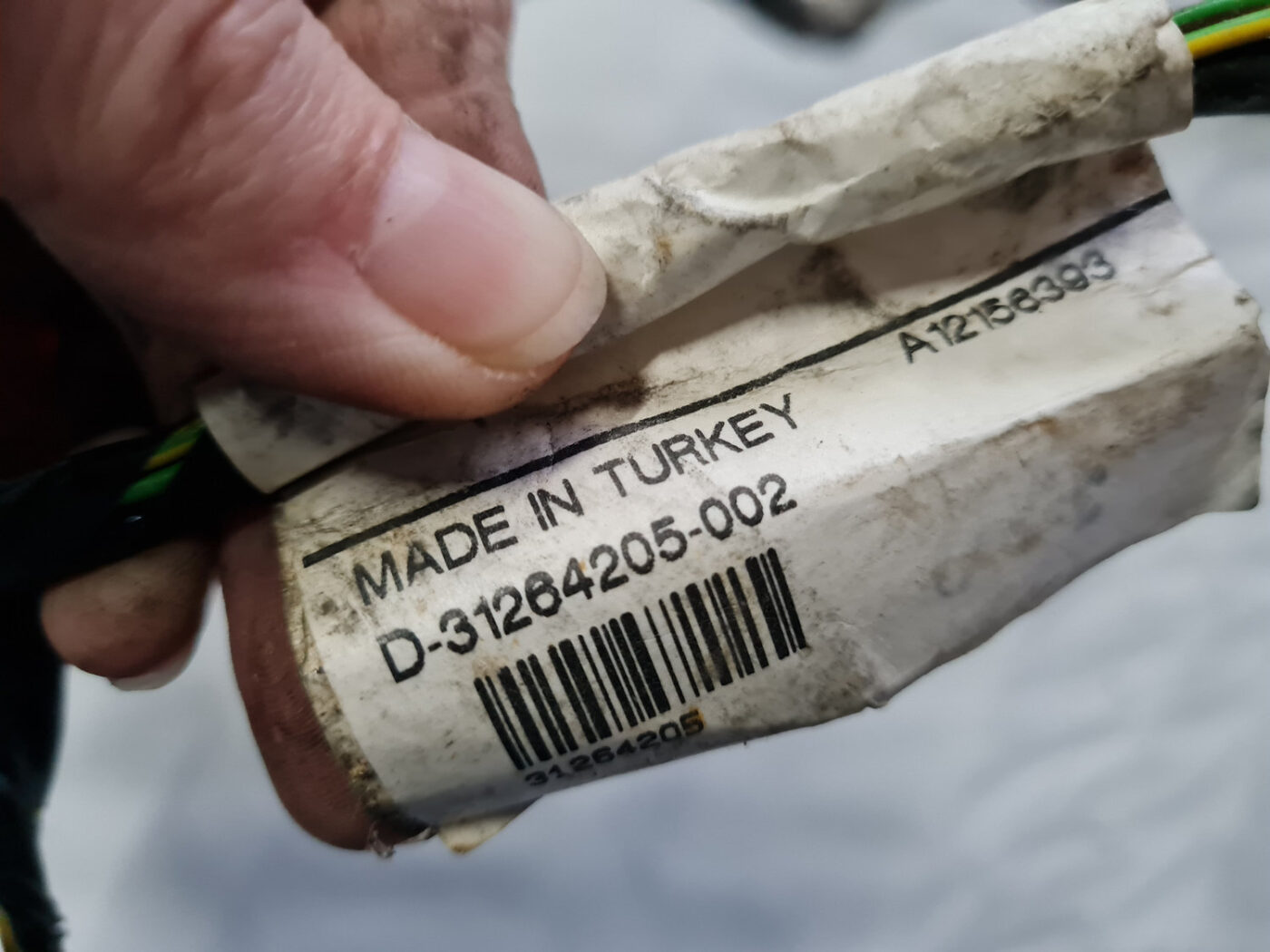 Aizmugurējās ass elektroinstalācija priekš VOLVO XC 60 2009