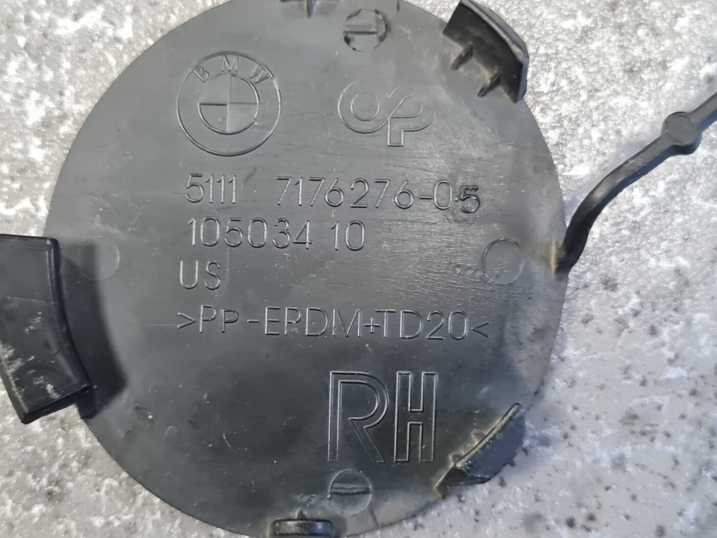 Priekšēja bufera vilkšanas āķa vāks priekš BMW X6 E71 2008-2014