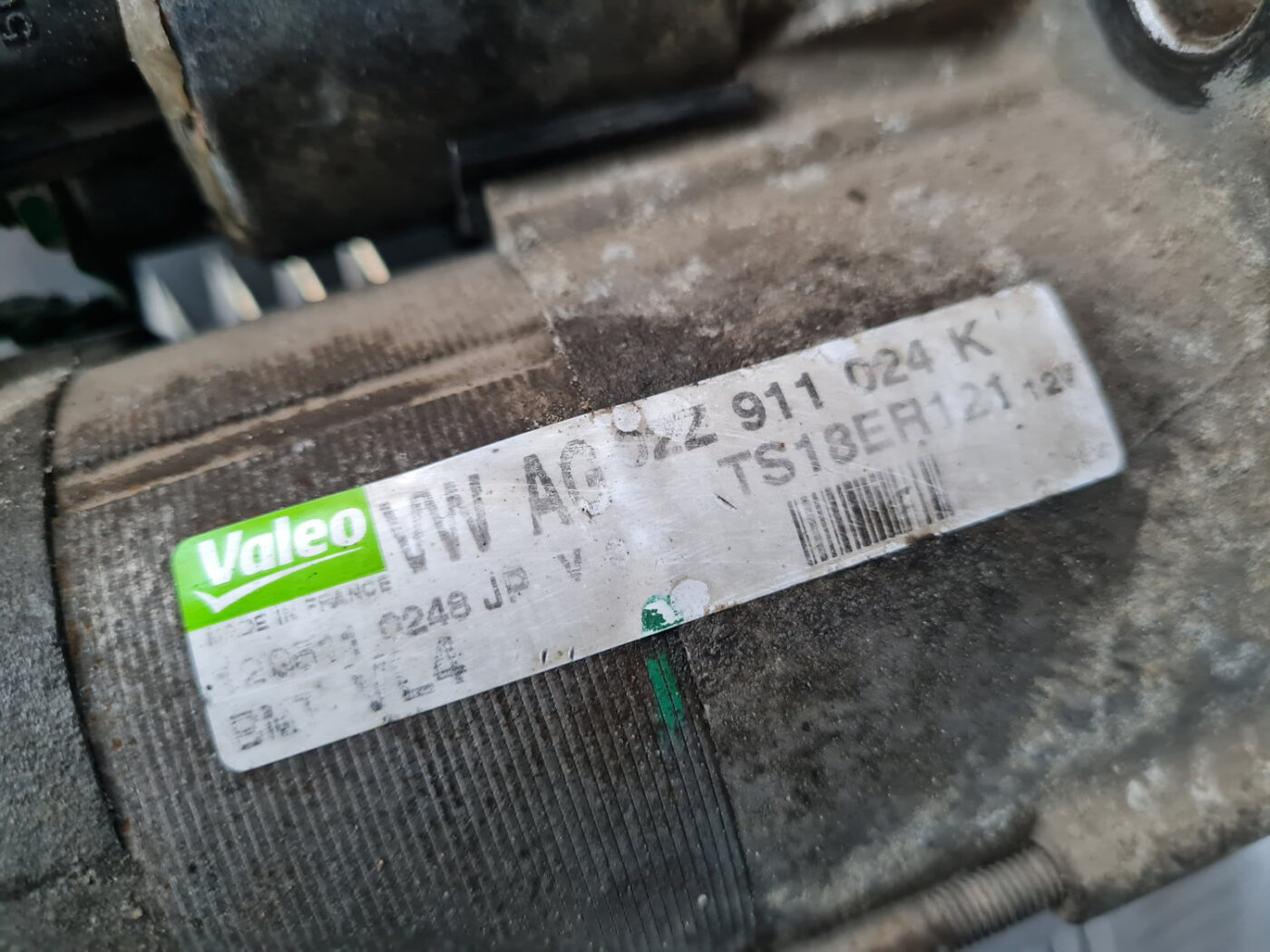 Starteris priekš VW GOLF 6 2011