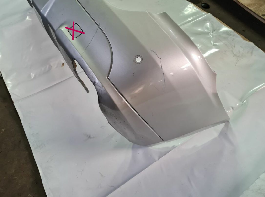 Aizmugures buferis priekš MERCEDES BENZ ML320 2006 SILVER